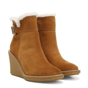 # Franco Sarto Women Ulayna Water Resistant Wedge Bootie- New Box